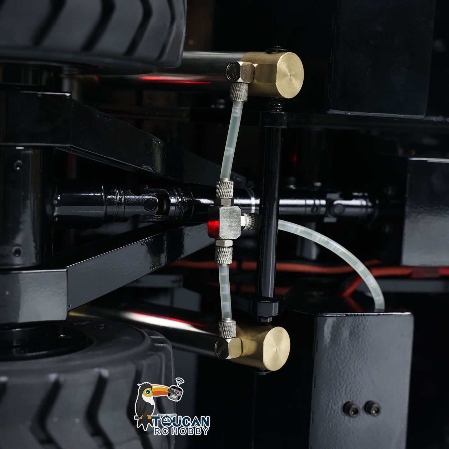 1:20 RC Hydraulischer Bergbau-LKW 793D Metall-Fernbedienungs-Kipper-Automodell mit Lichtsystem und Warntönen