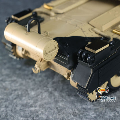 TOUCAN RC HOBBY Fast Free Shipping 1/16 2.4G RC Military Tank CoolBank Crusader MK III Wireless Control Battle Tank Model 360 degrees Turret Rotary Smoke Sound Lights RTR