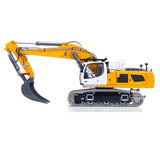 Metal LESU 1/14 RC Hydraulic Excavator 2 Arms LR956 Remote Control Digger Model 4MPA Dual Pumps Light 3S Battery PL18EV LITE