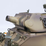 CoolBank 1/16 Radio Control Tank M8 HMC Scott Light Self-Propelled Howitzer RC Model 360degree Turret Rotary Smoke Sounds Lights RTR