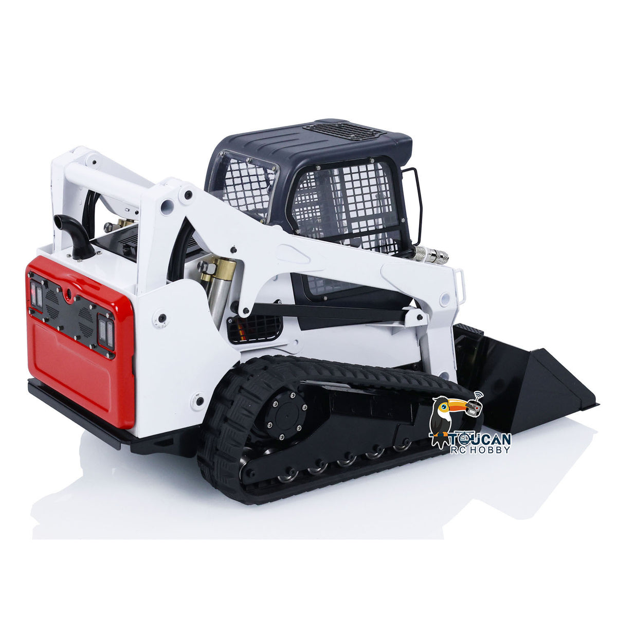 TOUCAN RC HOBBY 1/14 RC Hydraulic Skid-Steer Tracked Loader SM770 Remote Control Car Light Sound