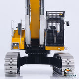 Metal LESU 1/14 RC Hydraulic Excavator 2 Arms LR956 Remote Control Digger Model 4MPA Dual Pumps Light 3S Battery PL18EV LITE