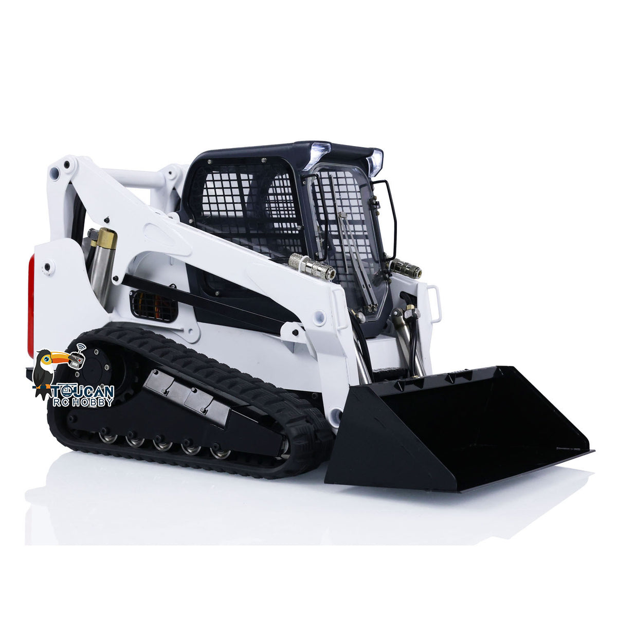 TOUCAN RC HOBBY 1/14 RC Hydraulic Skid-Steer Tracked Loader SM770 Remote Control Car Light Sound