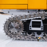 Metal LESU 1/14 RC Hydraulic Excavator 2 Arms LR956 Remote Control Digger Model 4MPA Dual Pumps Light 3S Battery PL18EV LITE