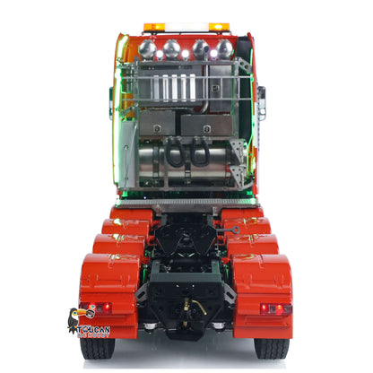 TOUCAN 10X8 Metallchassis 3363 1/14 RC Sattelzugmaschine RTR LKW Auto Rauchgeräusch 2-Gang-Getriebe ST8 Batterie Rundumleuchte