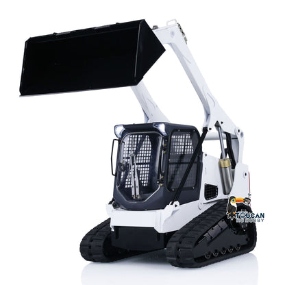 TOUCAN RC HOBBY 1/14 RC Hydraulic Skid-Steer Tracked Loader SM770 Remote Control Car Light Sound