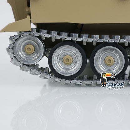Tongde M109A2 RC-Militärpanzer im Maßstab 1/16, selbstfahrende Haubitze, Metallräder, LED-Leuchten, Rauchgenerator, simulierte Soundeffekte