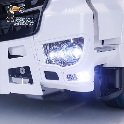 TOUCAN RC HOBBY 8X8 RC Tractor Truck 1/14 4 Axles 3363 RTR Remote Control Car Heavy Metal Chassis Smoke