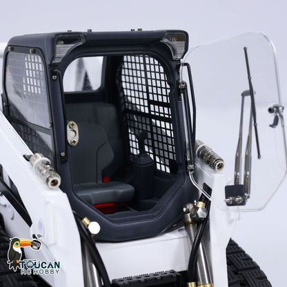 TOUCAN RC HOBBY 1/14 RC Hydraulic Skid-Steer Tracked Loader SM770 Remote Control Car Light Sound