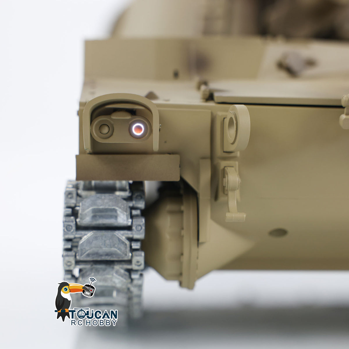 Tongde M109A2 RC-Militärpanzer im Maßstab 1/16, selbstfahrende Haubitze, Metallräder, LED-Leuchten, Rauchgenerator, simulierte Soundeffekte