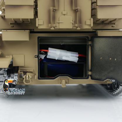 Tongde M109A2 RC-Militärpanzer im Maßstab 1/16, selbstfahrende Haubitze, Metallräder, LED-Leuchten, Rauchgenerator, simulierte Soundeffekte