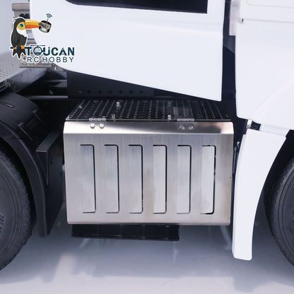 TOUCAN RC HOBBY 8X8 RC Tractor Truck 1/14 4 Axles 3363 RTR Remote Control Car Heavy Metal Chassis Smoke