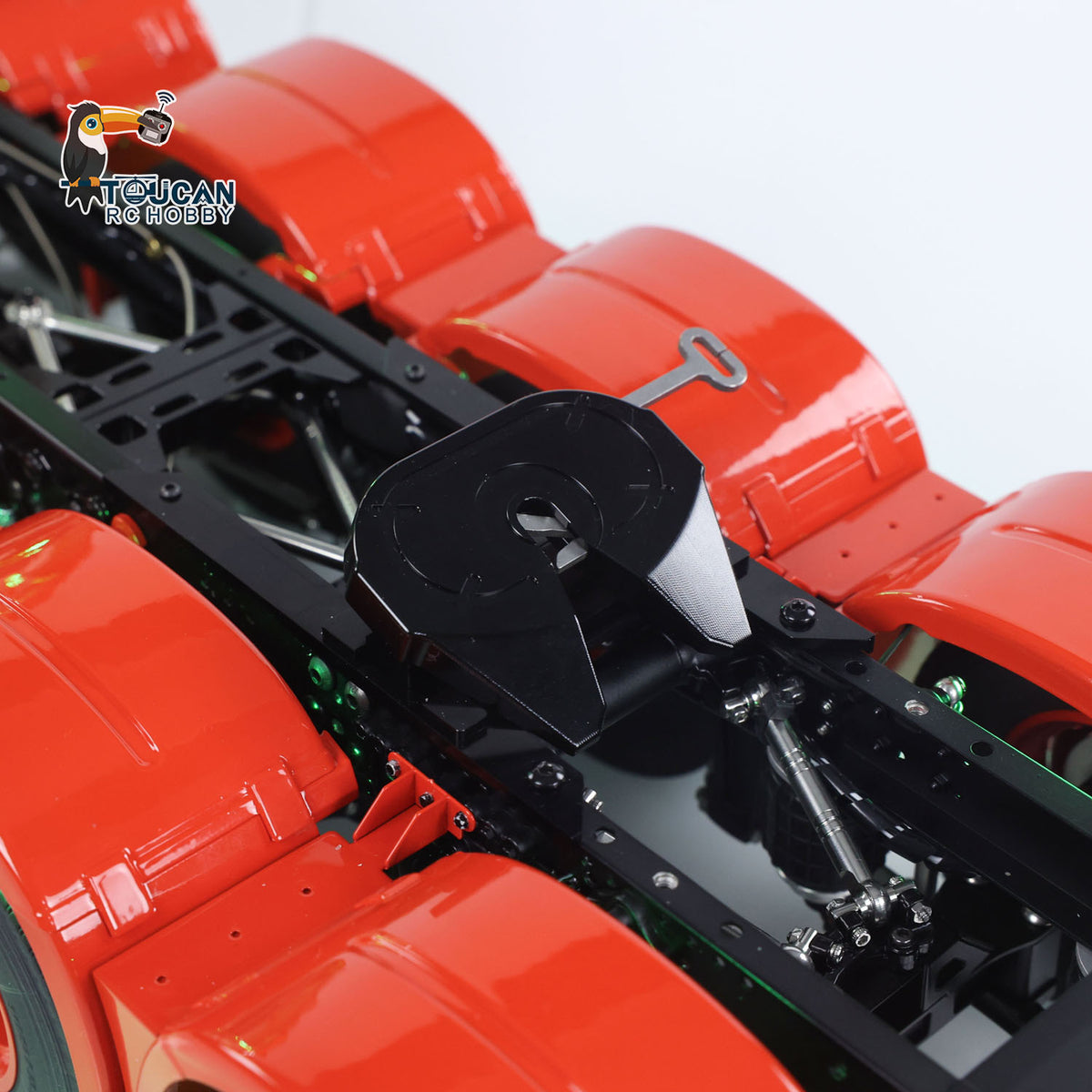 TOUCAN 10X8 Metallchassis 3363 1/14 RC Sattelzugmaschine RTR LKW Auto Rauchgeräusch 2-Gang-Getriebe ST8 Batterie Rundumleuchte