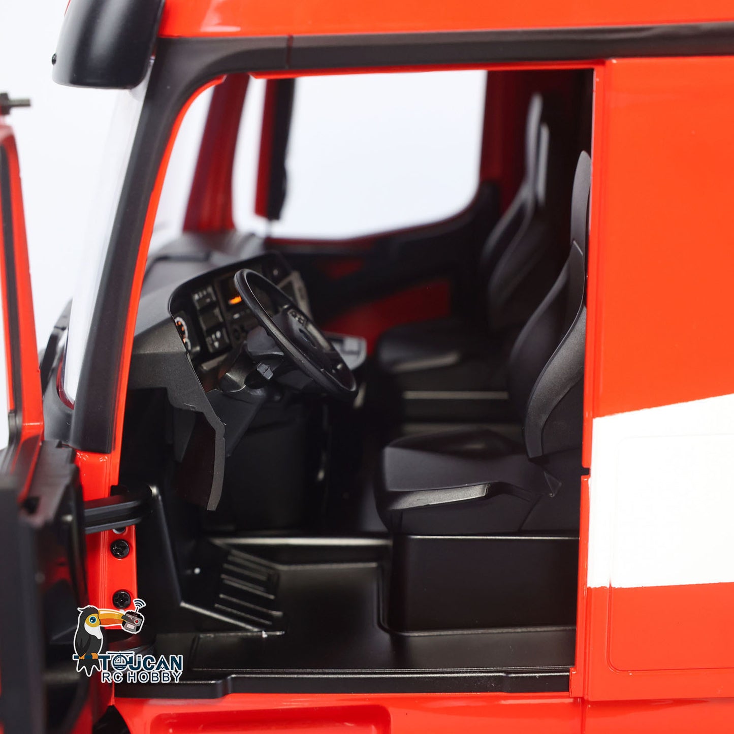 TOUCAN 10X8 Metallchassis 3363 1/14 RC Sattelzugmaschine RTR LKW Auto Rauchgeräusch 2-Gang-Getriebe ST8 Batterie Rundumleuchte