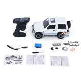 Plastic Shell 1/14 Remote Control Crawler LDRC LD1297S 4x4 RC Off Road Car 2Speed Gearbox Metal Gears 380 Brushed Motor RTR