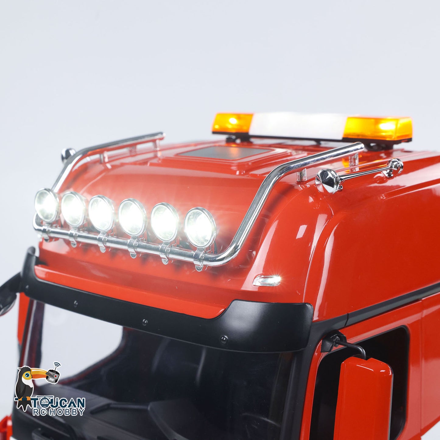 TOUCAN 10X8 Metallchassis 3363 1/14 RC Sattelzugmaschine RTR LKW Auto Rauchgeräusch 2-Gang-Getriebe ST8 Batterie Rundumleuchte