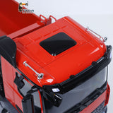 1/14 8x8 RC Hydraulic Dump Truck Metal Radio Control Tipper Car Sounds Lights PNP Painted Assembled Model ESC Servo
