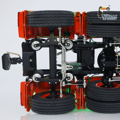 TOUCAN 10X8 Metallchassis 3363 1/14 RC Sattelzugmaschine RTR LKW Auto Rauchgeräusch 2-Gang-Getriebe ST8 Batterie Rundumleuchte
