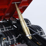 1/14 8x8 RC Hydraulic Dump Truck Metal Radio Control Tipper Car Sounds Lights PNP Painted Assembled Model ESC Servo