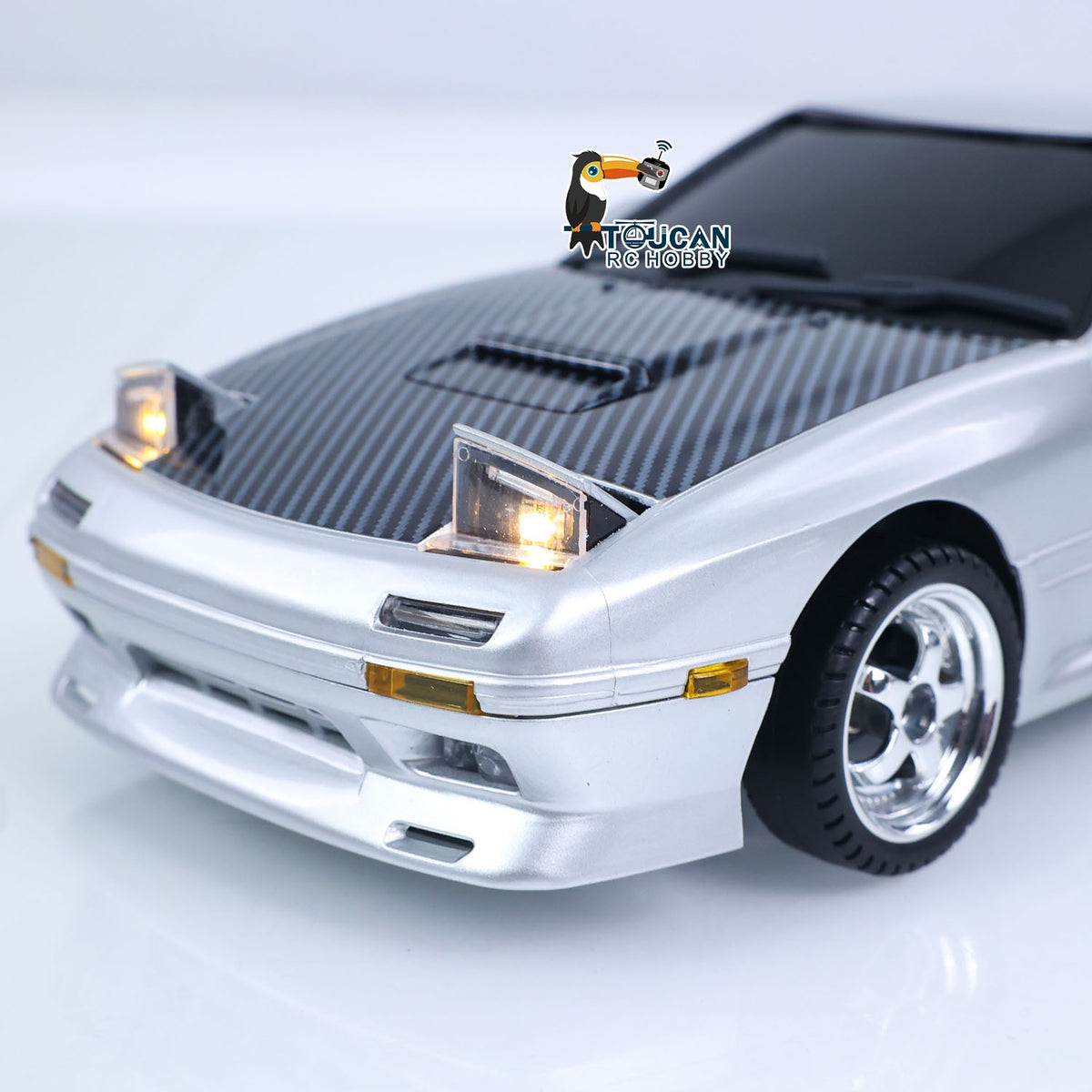 TOUCAN RC HOBBY LDRC 1/18 RX7 RC Racing Car RWD Gyroscope Wireless Control Drift Vehicles LD1802 Premium Mini Drift Design All-Nylon Chassis RC Model