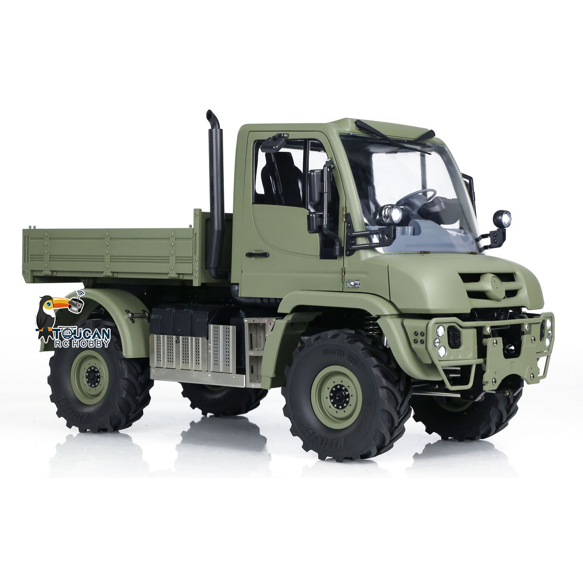 1/10 Metalleimer RC Geländewagen U423 4x4 Fernbedienung Crawler Auto Modell Licht Sound