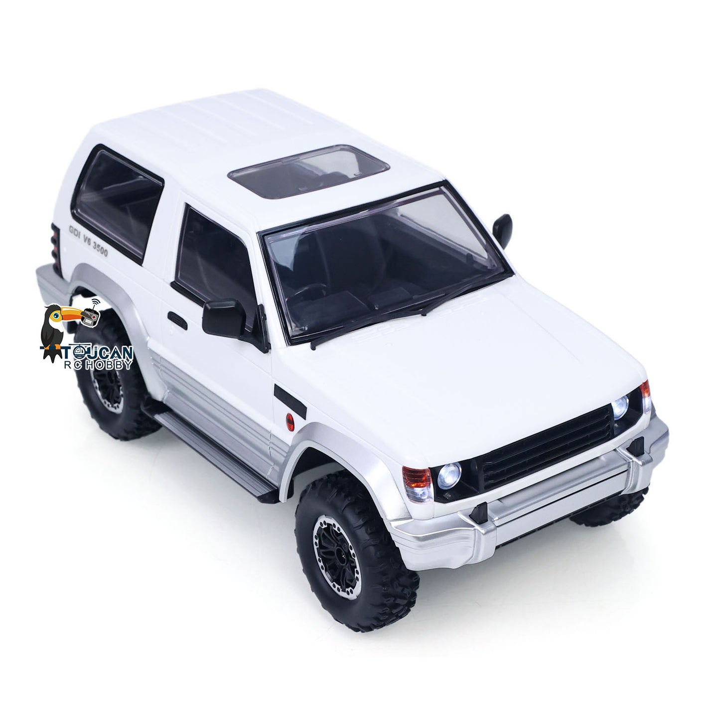 Plastic Shell 1/14 Remote Control Crawler LDRC LD1297S 4x4 RC Off Road Car 2Speed Gearbox Metal Gears 380 Brushed Motor RTR
