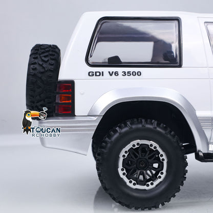 Plastic Shell 1/14 Remote Control Crawler LDRC LD1297S 4x4 RC Off Road Car 2Speed Gearbox Metal Gears 380 Brushed Motor RTR