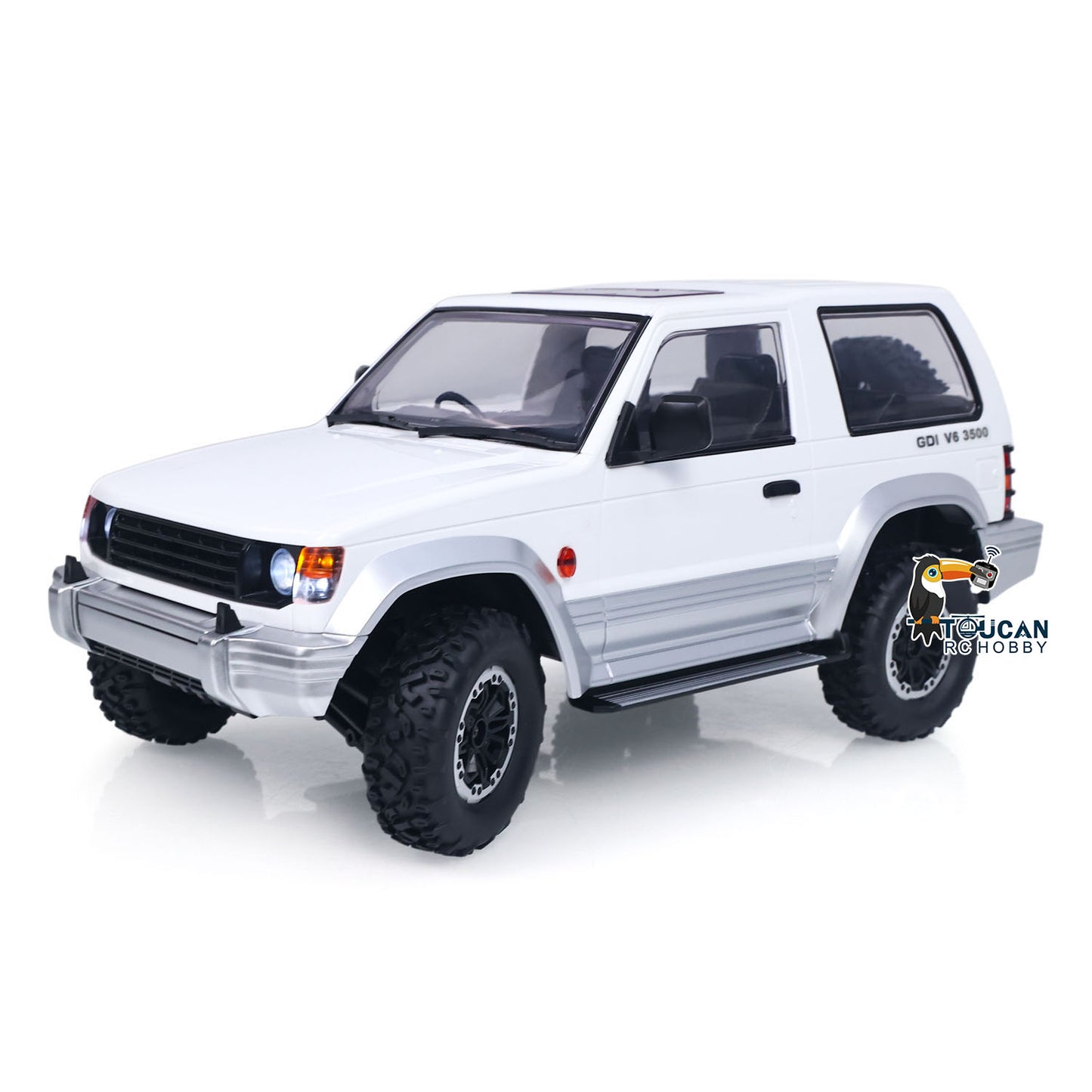 Plastic Shell 1/14 Remote Control Crawler LDRC LD1297S 4x4 RC Off Road Car 2Speed Gearbox Metal Gears 380 Brushed Motor RTR
