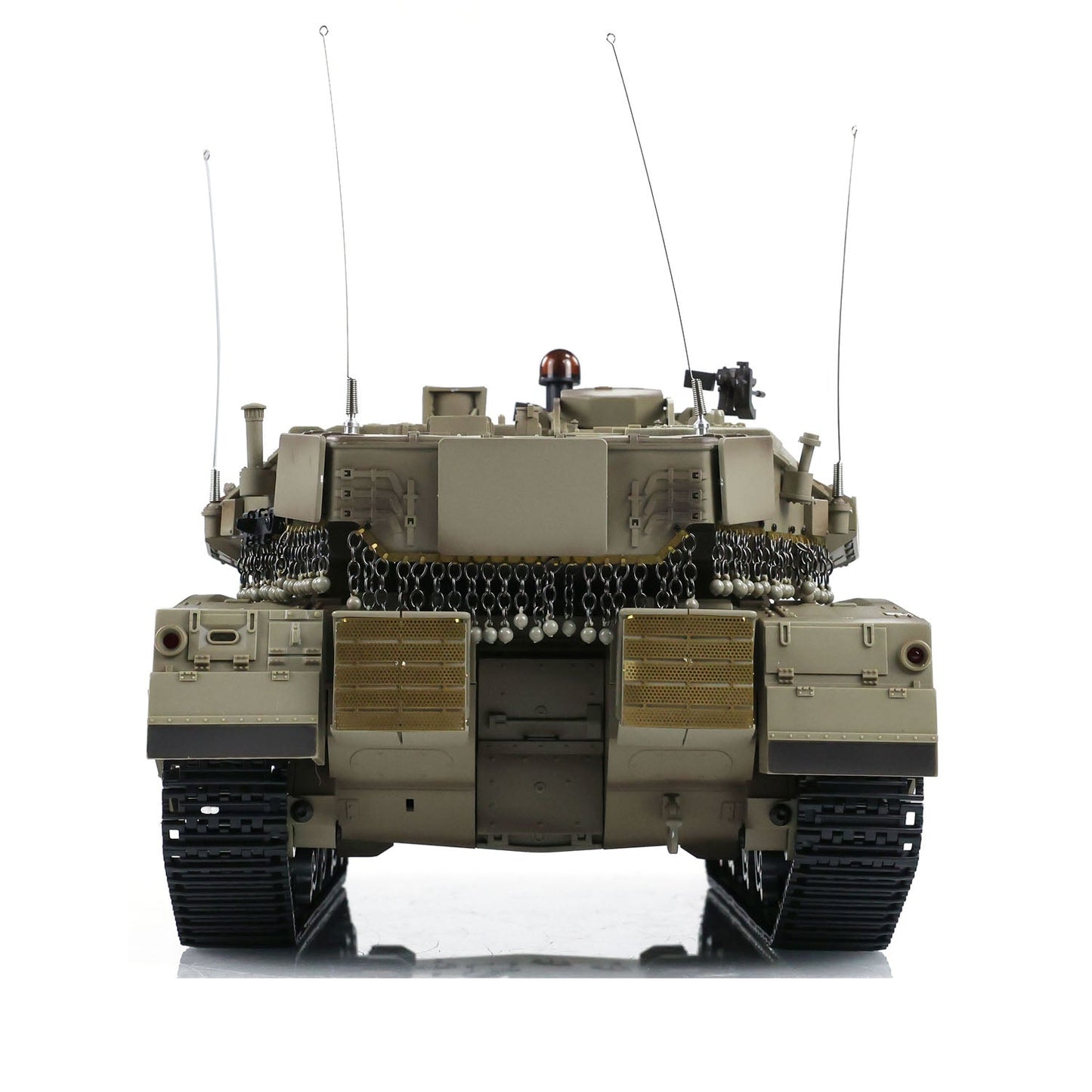 Henglong 1/16 TK7.0 Plastic IDF Merkava IV 3958 RTR RC Tank with Dual Battery Barrel RecoilInfrared Combat BB Smoke Sound Light