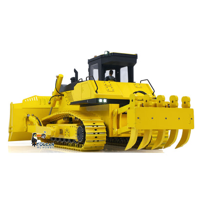 TOUCAN RC HOBBY D155AX Metal 1/12 RC Hydraulic Bulldozer Remote Control Heavy Machine 7 Way Reversing Valve for Hobbyists