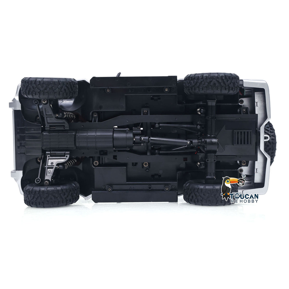 Plastic Shell 1/14 Remote Control Crawler LDRC LD1297S 4x4 RC Off Road Car 2Speed Gearbox Metal Gears 380 Brushed Motor RTR