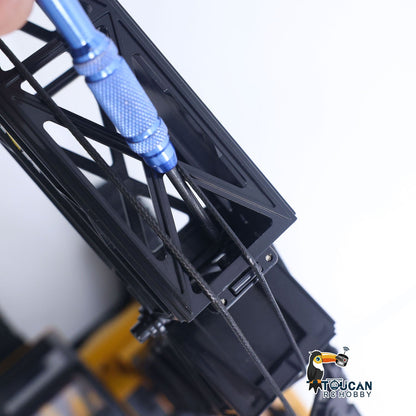 TOUCAN RC HOBBY Fast Free Shipping for EU HUINA 572 15CH RC 1/14 Construction Crane Truck Tower Excavator Model Car