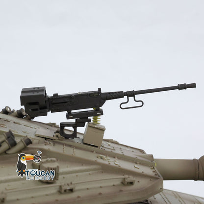 Henglong 1/16 TK7.0 Plastic IDF Merkava MK IV RTR RC Tank 3958 with Barrel Recoil BB Infrared Combat Smoke Metal Suspension Arm