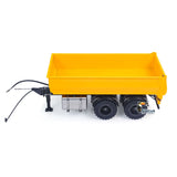 TOUCAN RC HOBBY 900 Metal Trailer W/Electric Contact Point for 1/14 8x8 Remote Control Hydraulic Full Tipper LED Light No Oil Pump Battery