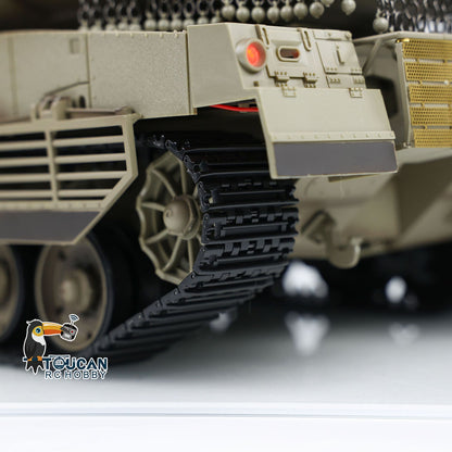 Henglong 1/16 TK7.0 Plastic IDF Merkava MK IV RTR RC Tank 3958 with Barrel Recoil BB Infrared Combat Smoke Metal Suspension Arm