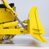 In Stock Metal 1/12 Remote Control Hydraulic Bulldozer D155AX RC Heavy Dozer Model 7 Way Valve 3.0L Oil Pump 5 Plows Light Sound System