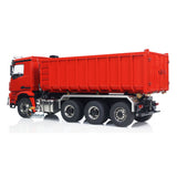 Toucanhobby G88 1/14 Metal 8x8 RC Hydraulic Roll on Roll off Dump Truck 3 Speed Transmission Differential Lock Rear Axle Steering for Modelers