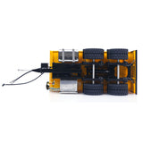 TOUCAN RC HOBBY 900 Metal Trailer W/Electric Contact Point for 1/14 8x8 Remote Control Hydraulic Full Tipper LED Light No Oil Pump Battery