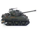 1/16 Remote Control Tank Sherman M4A3 E8 Fury Edition IR BB Barrel Elevation Smoke Unit Metal Chassis Road Wheels 360 Rotation