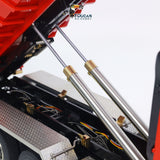 Toucanhobby G88 1/14 Metal 8x8 RC Hydraulic Roll on Roll off Dump Truck 3 Speed Transmission Differential Lock Rear Axle Steering for Modelers