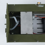 Metal Chassis with Metal Smoke Unit Switch for Henglong 1/16 RC Tank 3898 USA M4A3 Sherman Model Military Armored Car Adults Toy