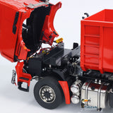 Toucanhobby G88 1/14 Metal 8x8 RC Hydraulic Roll on Roll off Dump Truck 3 Speed Transmission Differential Lock Rear Axle Steering for Modelers