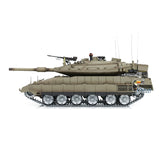 Henglong 1/16 RC Tank IDF Merkava MK IV 3958 Remote Control Battle Tank Metal Wheels Tracks Gearbox 360??Turret Smoke 2 Battery