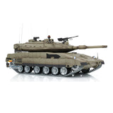 Henglong 1/16 RC Tank IDF Merkava MK IV 3958 Remote Control Battle Tank Metal Wheels Tracks Gearbox 360??Turret Smoke 2 Battery