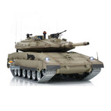 Henglong 1/16 RC Tank IDF Merkava MK IV 3958 Remote Control Battle Tank Metal Wheels Tracks Gearbox 360??Turret Smoke 2 Battery