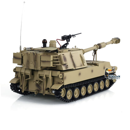 1/16 Tongde RC Panzer M109A2 Selbstfahrende Haubitze RTR BB Barrel Rückstoß Infanterie Kampffahrzeug mit LED Licht Modell Spielzeug