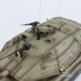 Henglong 1/16 RC Tank IDF Merkava MK IV 3958 Remote Control Battle Tank Metal Wheels Tracks Gearbox 360??Turret Smoke 2 Battery