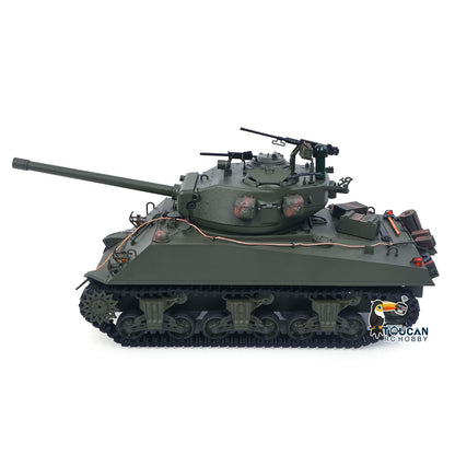 Large Hatch 1/16 Remote Control Tank Sherman M4A3 Infrared System Barrel Elevation Smoke Unit Metal Chassis Gearbox 360?? Turret