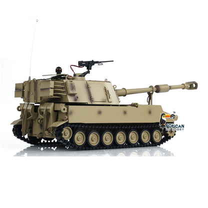 1/16 Tongde RC Panzer M109A2 Selbstfahrende Haubitze RTR BB Barrel Rückstoß Infanterie Kampffahrzeug mit LED Licht Modell Spielzeug
