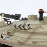 Henglong 1/16 RC Tank IDF Merkava MK IV 3958 Remote Control Battle Tank Metal Wheels Tracks Gearbox 360??Turret Smoke 2 Battery